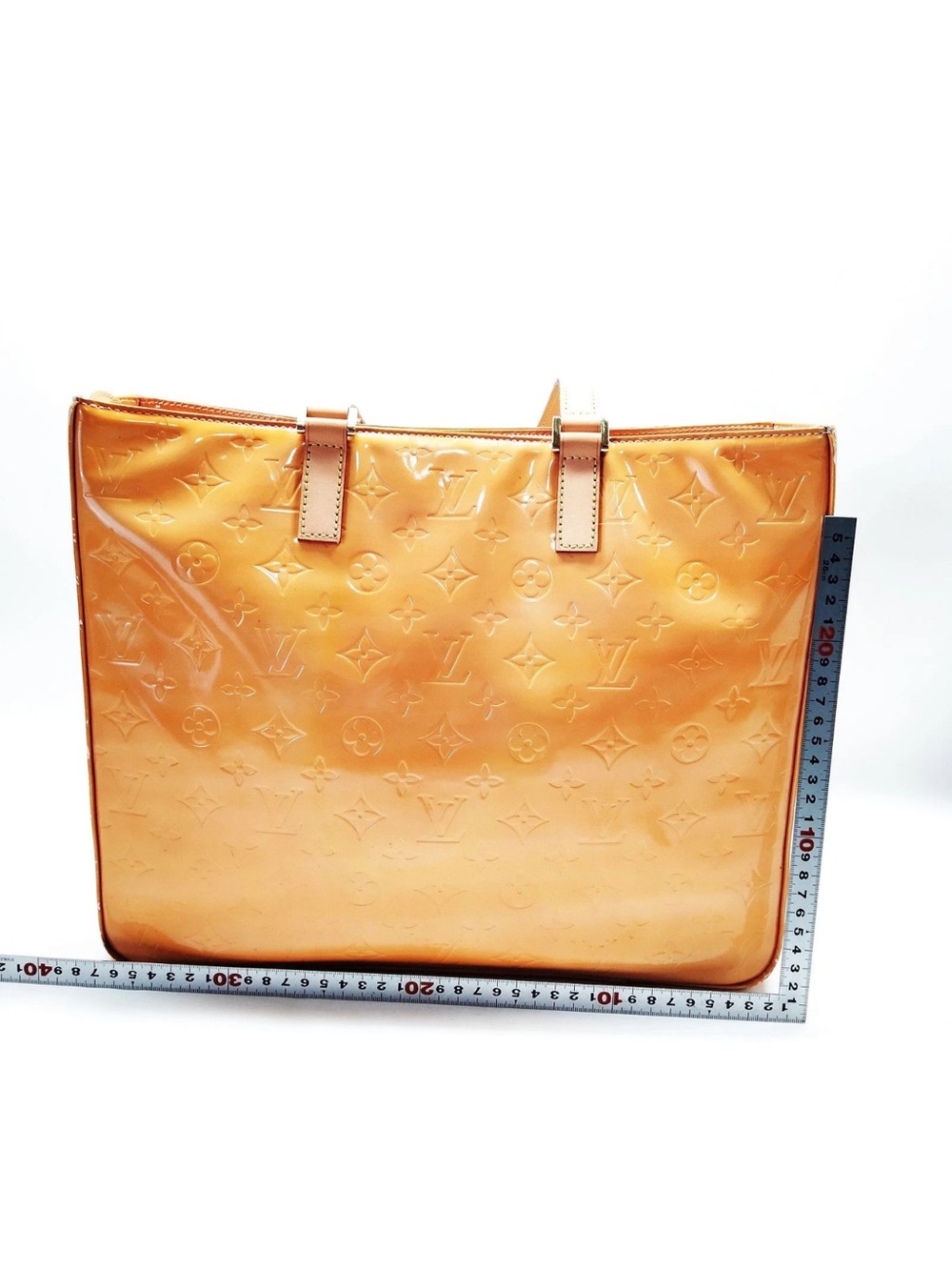 Louis Vuitton Amber Patent Monogram Tote - Picture 2 of 14